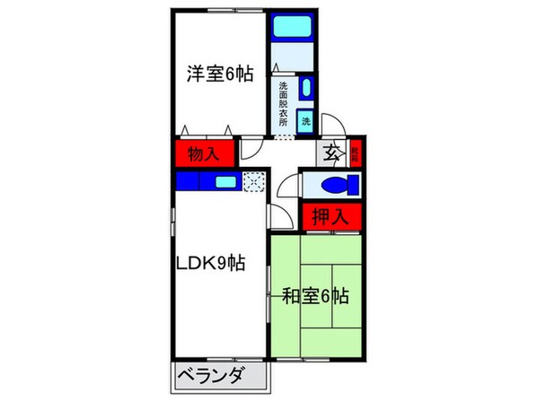 アーク豊友第２の物件間取画像